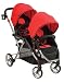Contours Options LT Tandem Stroller, Crimson Red