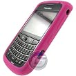 Hot Pink Silicone Skin Soft Phone Cover for Verizon BlackBerry Tour 9630