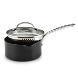 Review KitchenAid 19441 / KitchenAid Gourmet Reserved 2-Quart Covered Straining Saucepan, Black