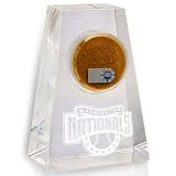Washington Nationals Tapered Crystal Paperweight with Game Field Dirt