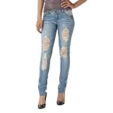 Mossimo Supply Co. Juniors Skinny Jean - Destructed