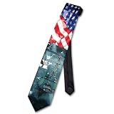 US NAVY SHIP Collages Neck Tie USN USA Mens NeckTie