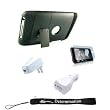 iPod Touch 2nd / 3rd Generation Black skin case cover 3G bundle, home / car charger, 8GB, 16GB, 32GB, 64GB (Black) (newest model) + Screen Guard Protector included!!!