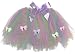 Pink Purple Green Rainbow Butterfly Tutu Skirt fairy girls toddler princess party ballet costume dress-up apparel skirt