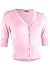 TL Women's Basic Comfy Versatile Short Sleeve Bolero Shrug Cardigan Junior Plus