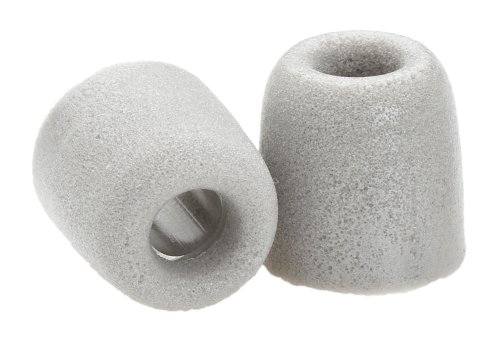 Comply T-400 PLT LRG 3-PR Isolation Earphone Tips (Platinum, 3 Pairs, Large)