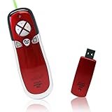 IMAGE OF Satechi SP800 Smart-Pointer (Red) 2.4Ghz RF Wireless Presenter with Mouse Function and Green Laser Pointer