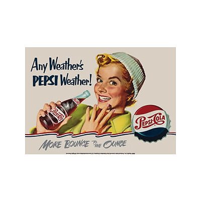 Pepsi - Any Weather Metal Sign