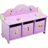 Disney Fairies 3 Bin Toy Box Organizer Bench by 