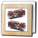 Review 3dRose LLC  / Fire Truck - 6 Inch Tile Napkin Holder