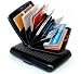 Black Designer Metal Credit Card Case Wallet