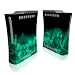 Dark Emerald Crystal Design Xbox 360 Front Panel Protector Skin Decal Sticker