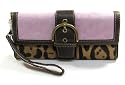 AUTHENTIC COACH SOHO OCELOT FLAP CLUTCH 9656 (Rare)
