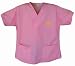 Georgia Tech Pink Scrubs Tops SHIRT Yellow Jackets Logo For HER -Officially Licensed NCAA College Logo Apparel Unique GIFT Ideas For Mom Nurses Ladies Students Graduation