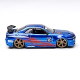 10Vox Tracksters 2002 Nissan Skyline R34 - Candy Blue