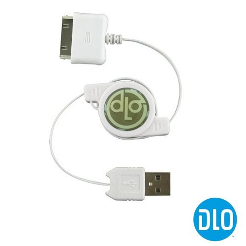 DLO Premium Quality Retractable USB Charge and Sync Cable for Apple iPod Touch 4th Generation 4G