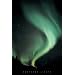 Northern Lights (Aurora Borealis, Green) Art Poster Print - 24" X 36"