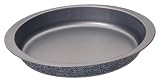 CHG 3380-16 Backofenform, oval ""Marmor"" / 36 x 25 x 5.5 cm / antihaftbeschichtet