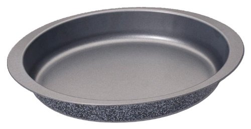 CHG 3380-16 Backofenform, oval "Marmor" / 36 x 25 x 5.5 cm / antihaftbeschichtet