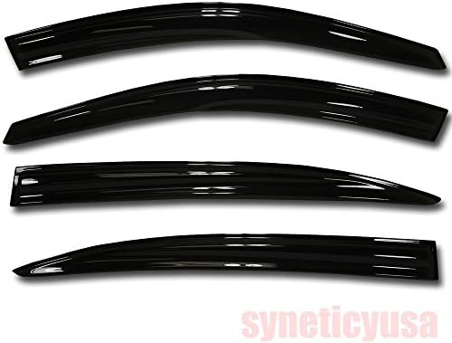 JDM Mugen Style Windows Visor Rain Guard 2003-2007 Honda Accord 4 Door