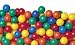 100 Fun Balls in 5 Bright Colors - 100% Phthalate Free Plastic (non-PVC) Balls