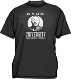  : The Three Stooges Phi Beta Curly NYUK UNIVERSITY Men's tee Shirt in 12 colors Small thru 6XL
