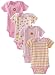 Gerber Baby-Girls Infant 4 Pack Variety Flower Stripes Onesie, Pink/White, 12 Months Gerber Baby-Girls Infant 4 Pack Variety Flower Stripes Onesie, Pink/White, 12 Months