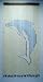 Wooden Beaded Door Curtain ~ Dolphin ~ Hand Painted ~ Fits Standard Door Way ~ Approx 31 Strands