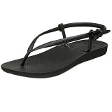 Havaianas Women’s Fit Thong,Black,37/38 BR