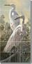 "Graceful Egrets" by Robert Binks - Artwork On Tile Ceramic Mural 36" x 18" Wall Shower Backsplash