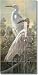 Graceful Egrets by Robert Binks - Artwork On Tile Ceramic Mural 36 x 18 Wall Shower Backsplash