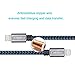 Cablex 2Pack 6FT Nylon Braided 8 Pin Lightning to USB Sync Data and Charging Cable Cord with Aluminum Heads for iPhone6/6s/6 plus/6s Plus, 5c/5s/5/SE, iPad Air/Mini, iPod Nano/Touch (Blue)