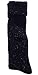 Lian LifeStyle Exceptional Women's 1 Pair High Wool Socks Non-Slip, Cozy, And Cool HR1412 Size 6-9 (Black)