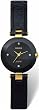 Rado Coupole Jubilee Black Dial Ceramic Case Black Leather Mens Watch R22829715