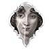 Muse Fringe Studio Chandlier Crystal Drop Shape Magnet