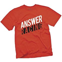 Answer Racing Redline Men's Short-Sleeve Racewear Shirt - Red