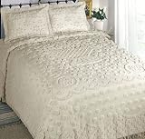 Flower Basket Chenille Bedspread