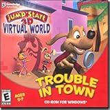 New Knowledge Adventure Jumpstart 3D Virtual World Trouble In Town Collect  ....