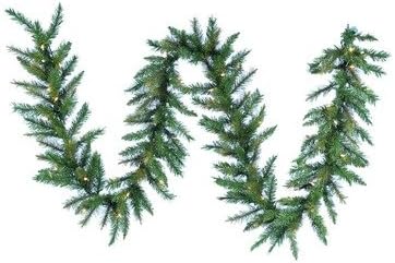 Kurt Adler 9' Pre-Lit Designer Garland Lights: Lights