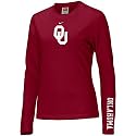 Nike Oklahoma Sooners Crimson Ladies Classic Logo Long Sleeve T-shirt