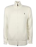 Ralph Lauren - Cardigan zippé hommes - Blanc
