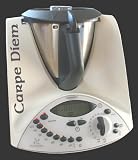 Aufkleber fuer Thermomix TM31 Carpe Diem anthrazit