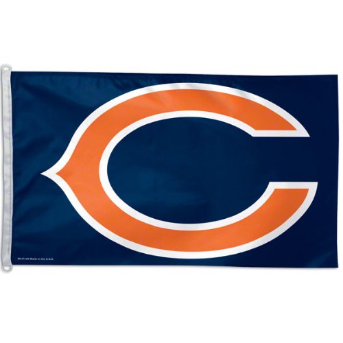 Chicago Bears 3x5 Logo Flag