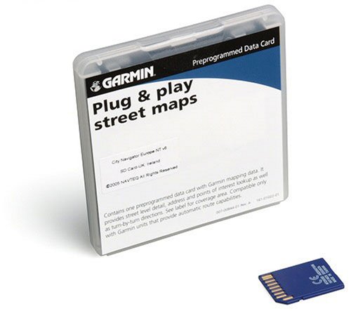 Garmin City Navigator for Detailed Maps of the United Kingdom and Ireland (microSD/SD Card)
