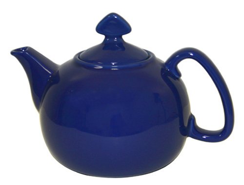 "Chantal Ceramic 4-Cup Medium Tea Pot, Glossy Indigo Blue" "Chantal Ceramic 4-Cup Medium Tea Pot, Glossy Indigo Blue"