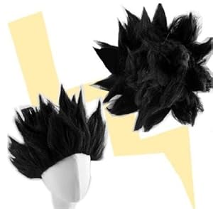 Topbill Costume Wig Dragon Ball Z Goku Anime Cosplay (black)