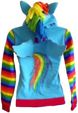 My Little Pony Rainbow Dash Youth Zip Up Hoodie