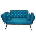 Mali Flex Futon - Aqua Polka Dot