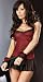 Seductive Nightdress with G-string and Handwear