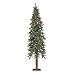 Pre-Lit Frosted Alpine Pine Tree - 5'